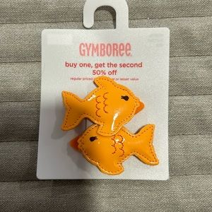 NWT Gymboree Tropical Garden fish hair clips